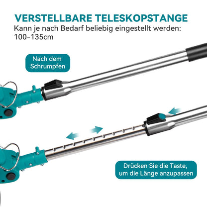 Akku Rasentrimmer 1500W – Kompatibel mit Makita 18V (Nicht Original)